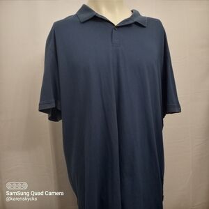 CALVIN Klein Short Sleeve Teal Polo/Golf Shirt Men's Size XXL
